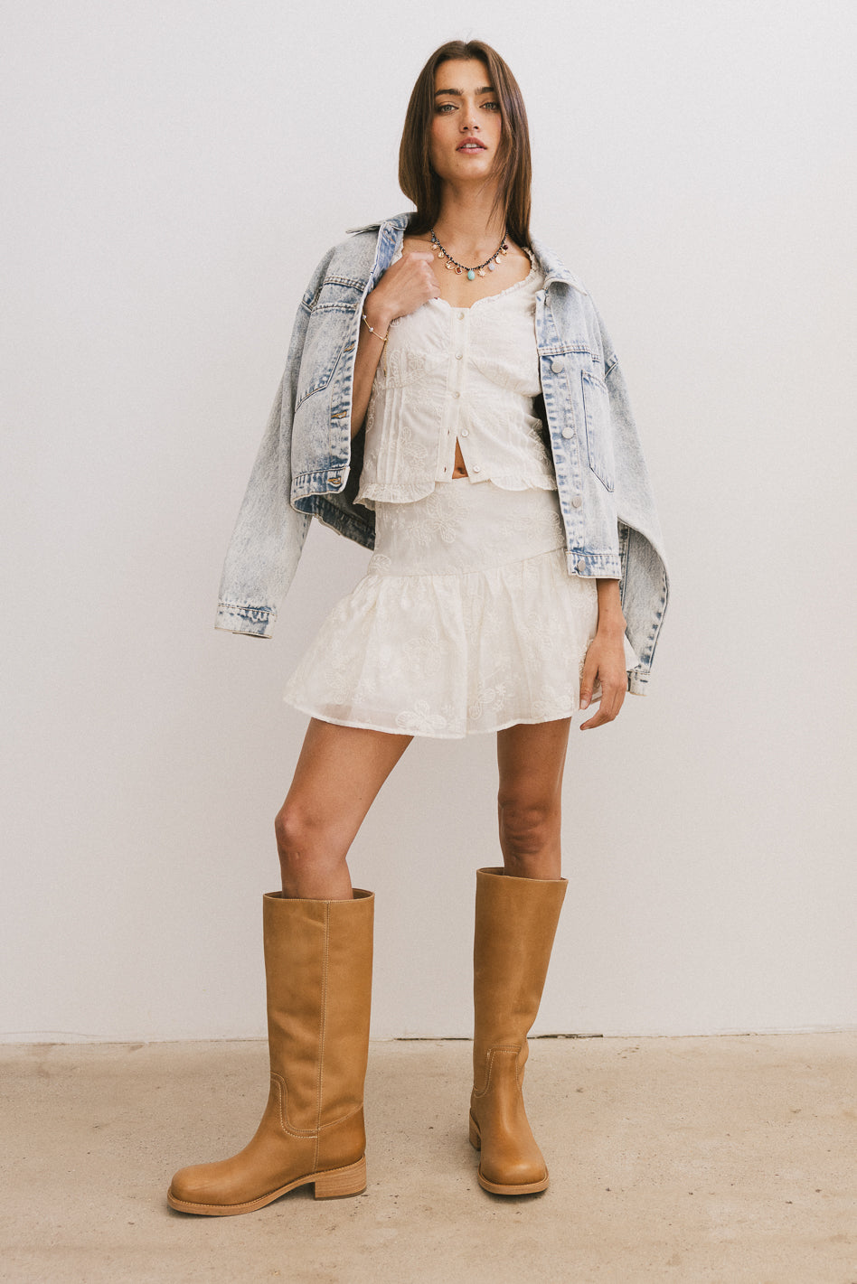 Devin Embroidered Top