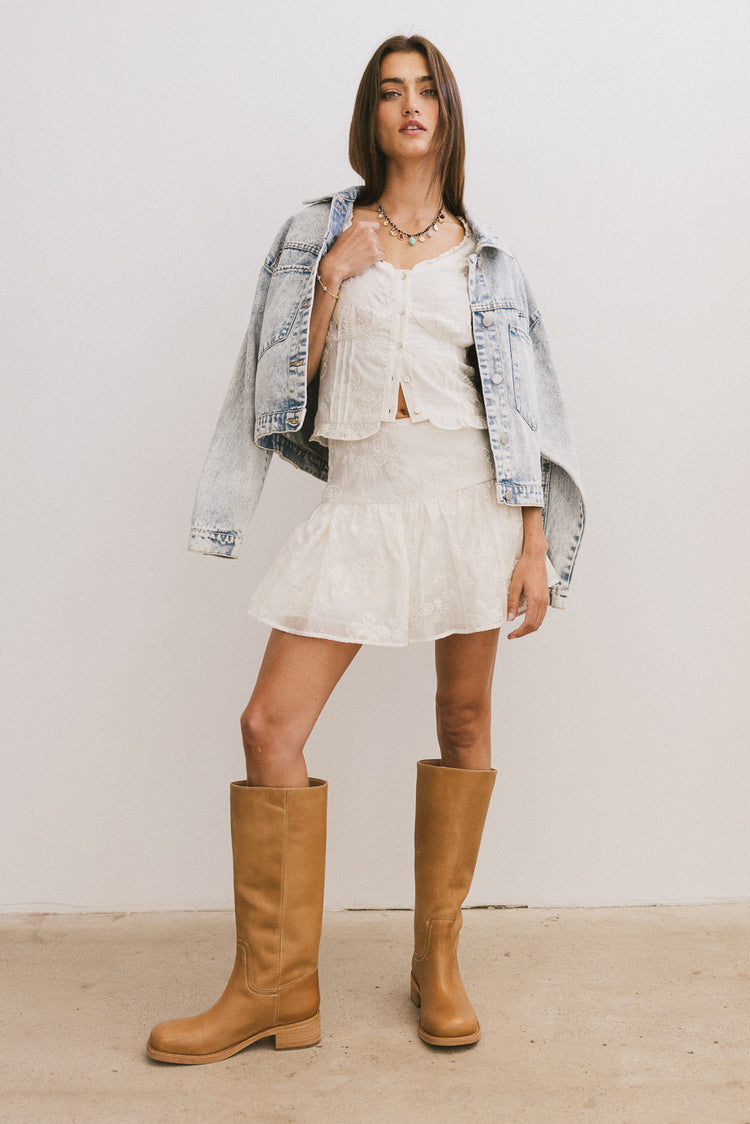 Devin Embroidered Top