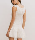 smocked back shorts