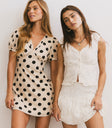 embroidered skort