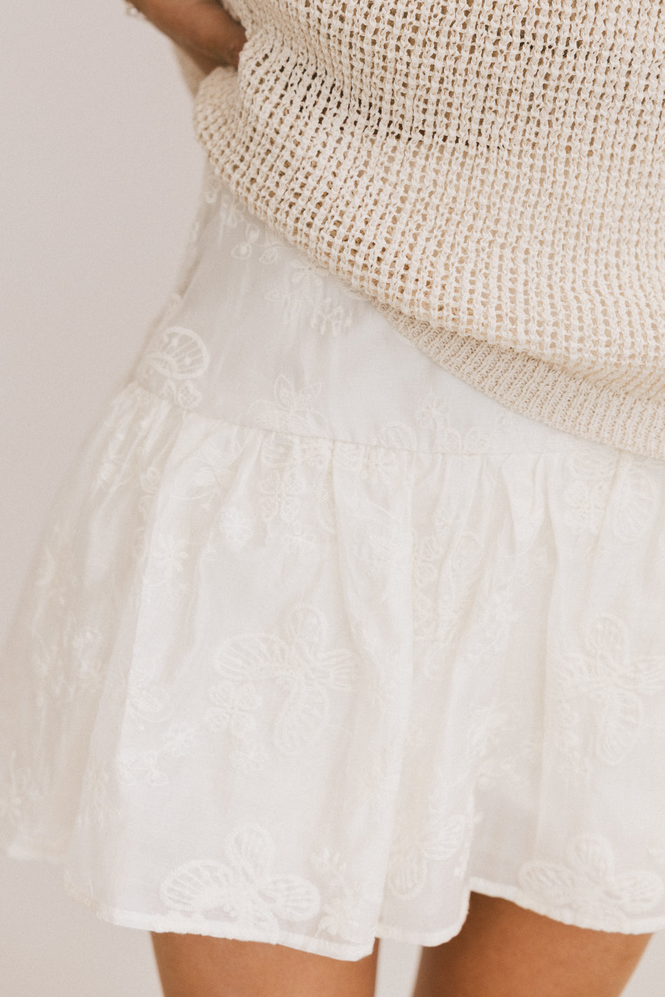 side zipper skort