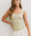 Heartbreaker Cami in Sage