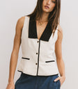contrast vest