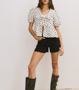polka dot top
