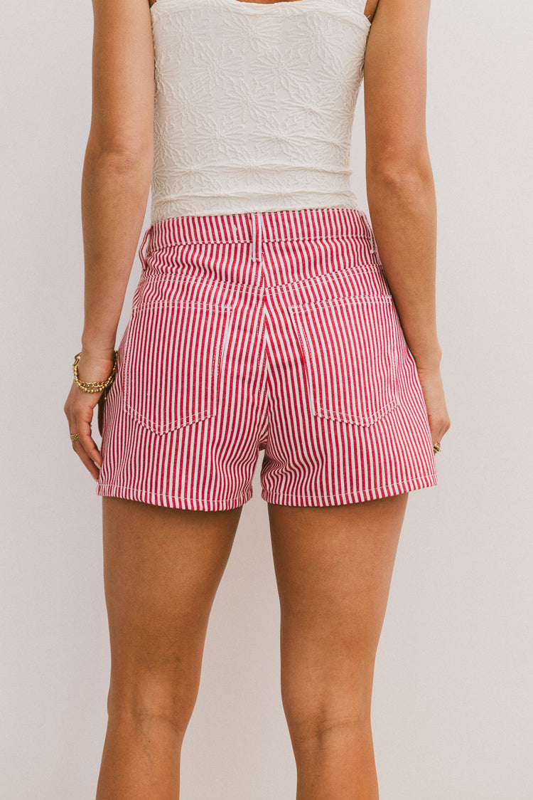 COTTON RED SHORTS