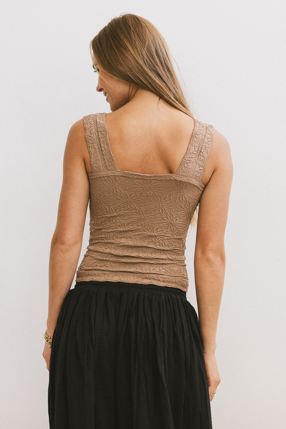 taxtured cami