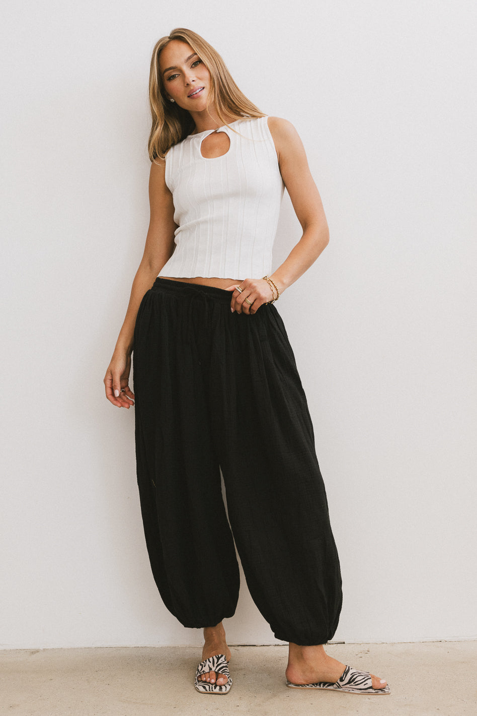Alia Ribbed top