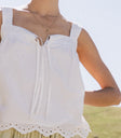 chest tie top