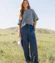 Jana Light Wash Denim Top