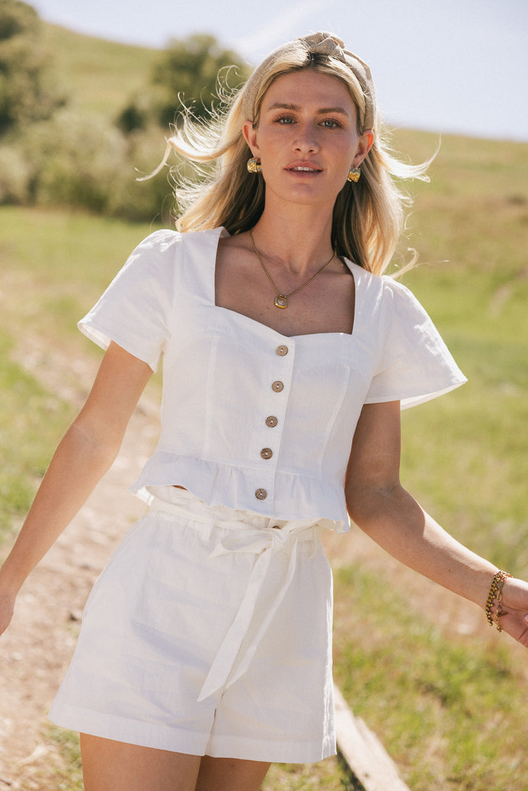 Kaia Button Front Blouse
