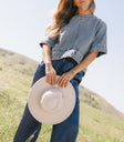 Jana Light Wash Denim Top