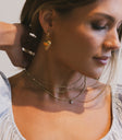 Heart gold necklace
