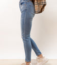 medium wash skinny jeans distressed