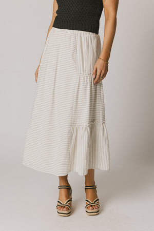 Pepper Striped Maxi Skirt