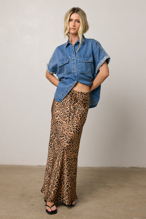 Hatton Leopard Maxi Skirt