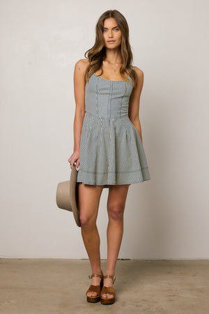 Salem Striped Mini Dress
