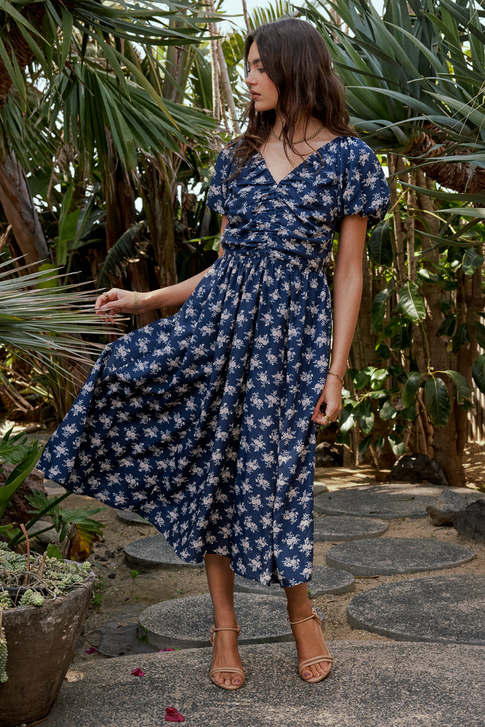 blue maxi dress 