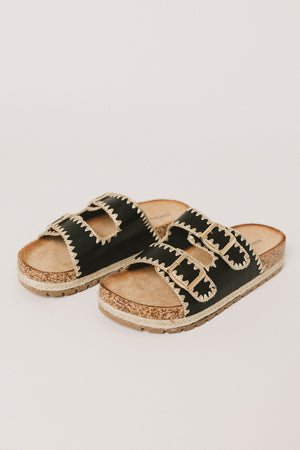 Brooks Sandal in Black