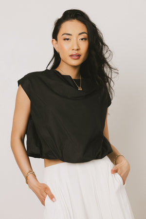 Rich Bubble Top in Black