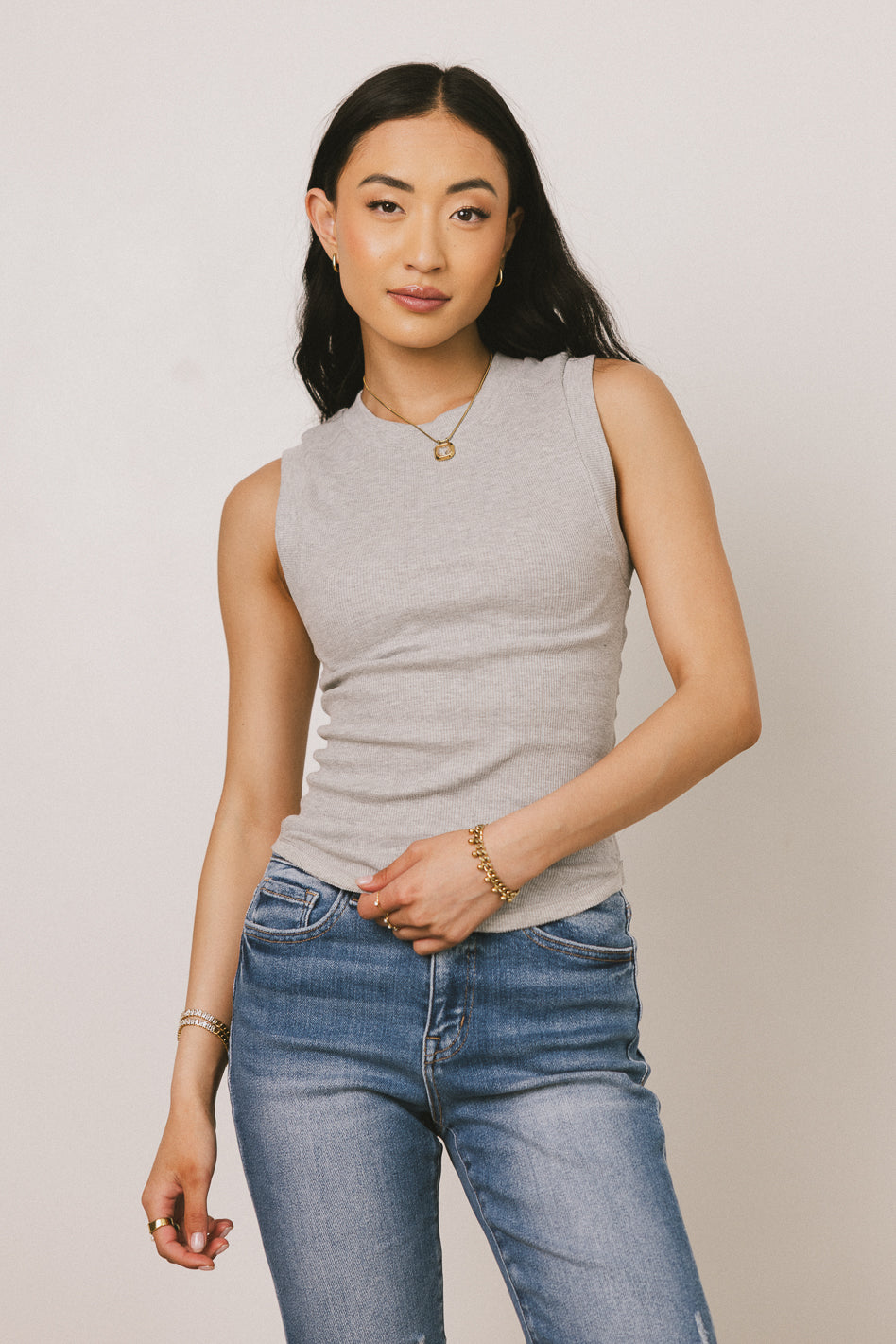 Ruby Tank in Grey