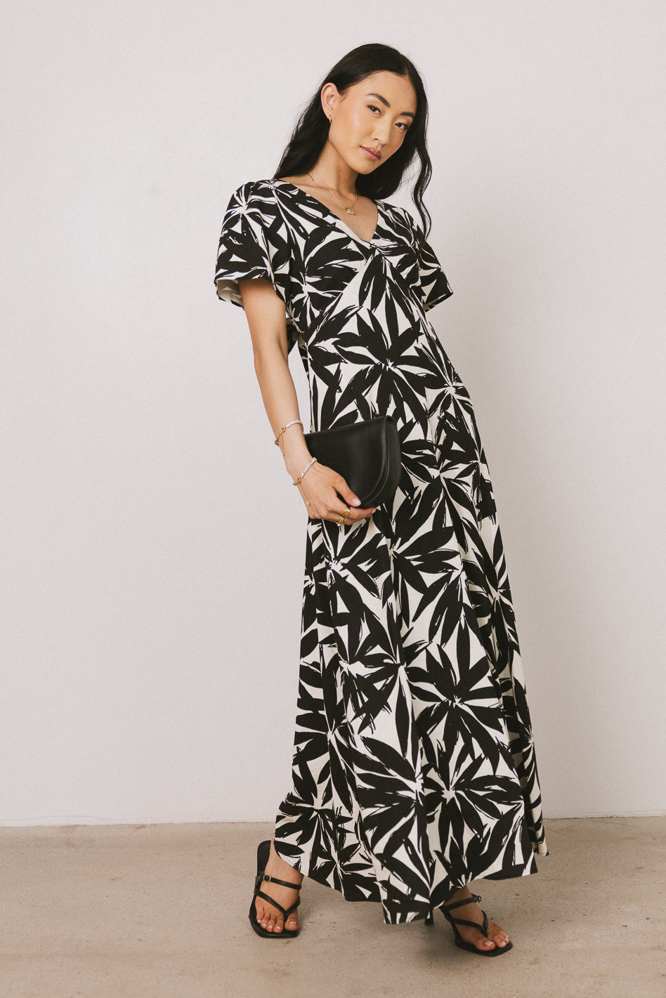 v neck dress