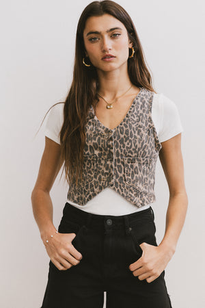 Holly Cheetah Vest