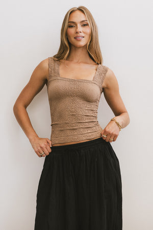Heartbreaker Cami in Mocha
